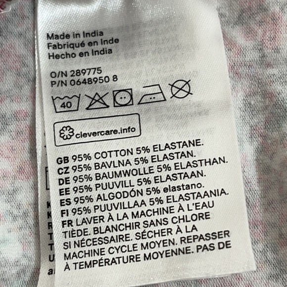 H&M Off-The-Shoulder Floral Dress Size Small - Picture 7 of 7